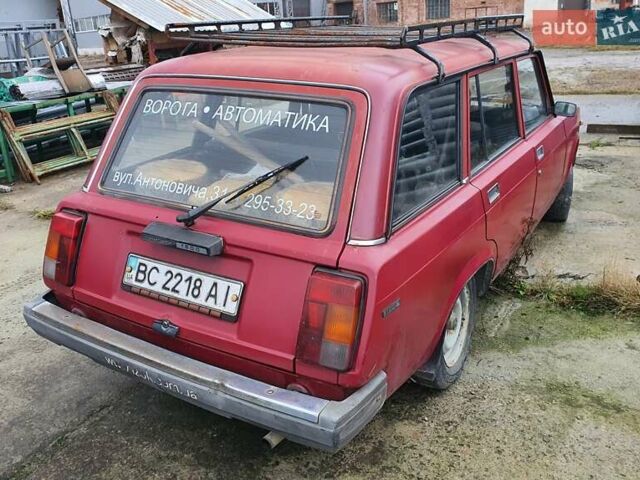 Красный ВАЗ 2104, объемом двигателя 1.5 л и пробегом 110 тыс. км за 400 $, фото 1 на Automoto.ua