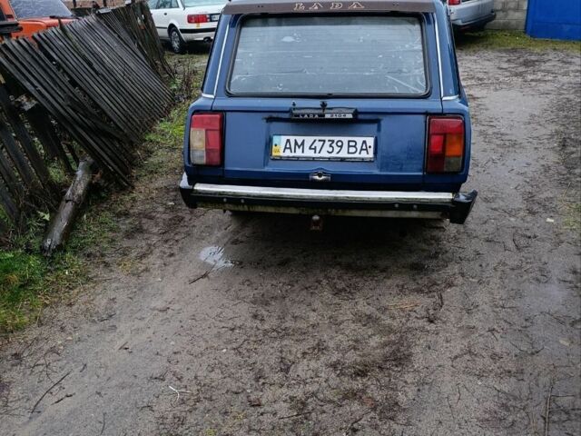 Синий ВАЗ 2104, объемом двигателя 1 л и пробегом 80 тыс. км за 495 $, фото 6 на Automoto.ua