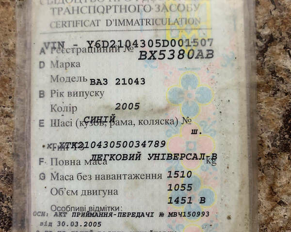 Синий ВАЗ 2104, объемом двигателя 1.5 л и пробегом 80 тыс. км за 2100 $, фото 35 на Automoto.ua