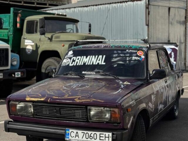 Фиолетовый ВАЗ 2105, объемом двигателя 1.5 л и пробегом 777 тыс. км за 1000 $, фото 1 на Automoto.ua