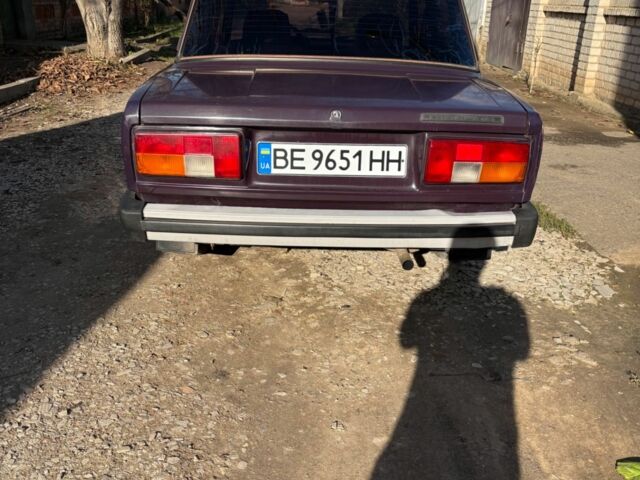 Фиолетовый ВАЗ 2105, объемом двигателя 1.5 л и пробегом 1 тыс. км за 1000 $, фото 5 на Automoto.ua