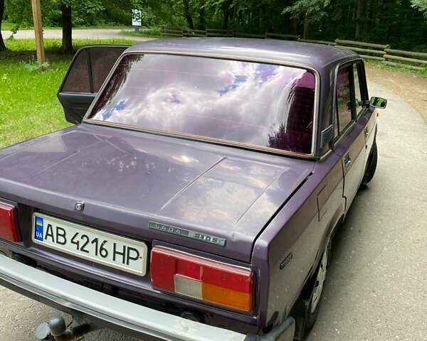 Фиолетовый ВАЗ 2105, объемом двигателя 1.45 л и пробегом 100 тыс. км за 1700 $, фото 1 на Automoto.ua