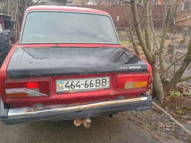Красный ВАЗ 2105, объемом двигателя 1 л и пробегом 200 тыс. км за 400 $, фото 5 на Automoto.ua