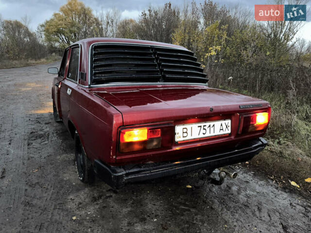 ВАЗ 2105 1983 в Решетиловке на Automoto.ua Красный ВАЗ 2105, объемом двигателя 1.3 л и пробегом 95 тыс. км за 700 $, фото 3 на Automoto.ua