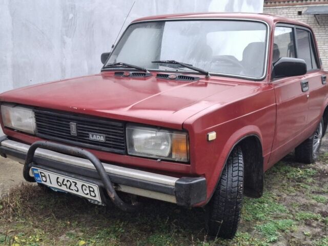 Красный ВАЗ 2105, объемом двигателя 1.2 л и пробегом 400 тыс. км за 715 $, фото 3 на Automoto.ua