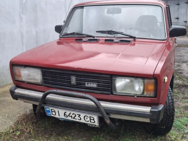 Красный ВАЗ 2105, объемом двигателя 1.2 л и пробегом 400 тыс. км за 715 $, фото 2 на Automoto.ua