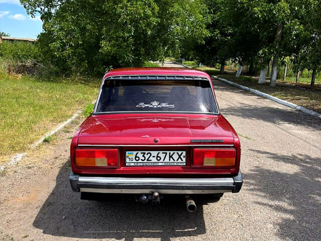 Красный ВАЗ 2105, объемом двигателя 1.3 л и пробегом 120 тыс. км за 590 $, фото 5 на Automoto.ua