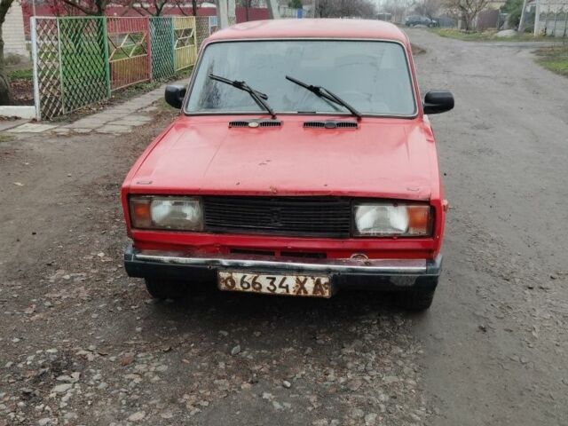 Червоний ВАЗ 2105, об'ємом двигуна 1.3 л та пробігом 90 тис. км за 391 $, фото 1 на Automoto.ua