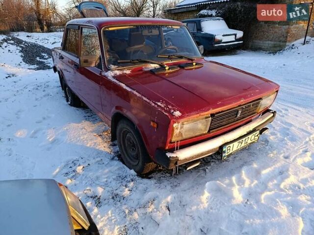 Красный ВАЗ 2105, объемом двигателя 1.29 л и пробегом 103 тыс. км за 750 $, фото 6 на Automoto.ua