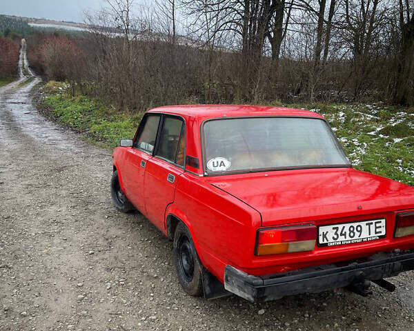 Красный ВАЗ 2105, объемом двигателя 1.5 л и пробегом 100 тыс. км за 600 $, фото 3 на Automoto.ua