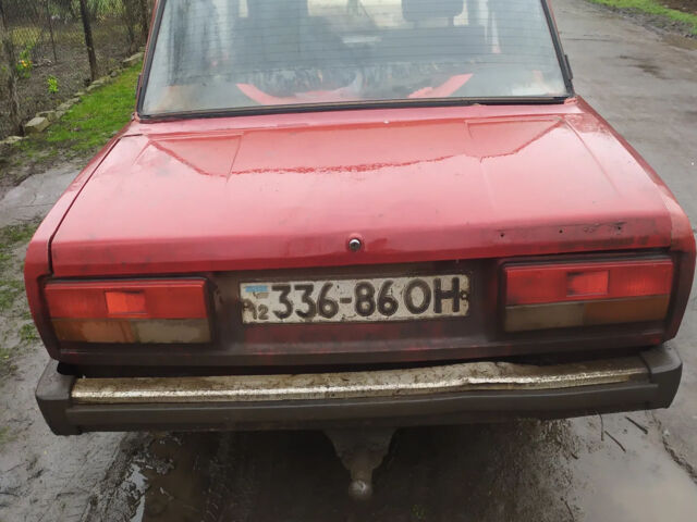 Красный ВАЗ 2105, объемом двигателя 1.3 л и пробегом 123 тыс. км за 474 $, фото 3 на Automoto.ua