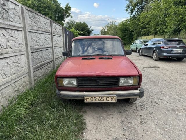 Красный ВАЗ 2105, объемом двигателя 1.5 л и пробегом 100 тыс. км за 553 $, фото 1 на Automoto.ua