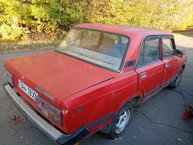 ВАЗ 2105 1987 в Летичеве на Automoto.ua Красный ВАЗ 2105, объемом двигателя 1.5 л и пробегом 270 тыс. км за 320 $, фото 5 на Automoto.ua