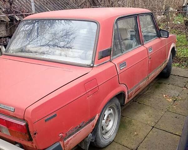 Красный ВАЗ 2105, объемом двигателя 1.3 л и пробегом 42 тыс. км за 472 $, фото 2 на Automoto.ua