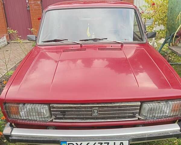 Красный ВАЗ 2105, объемом двигателя 1.29 л и пробегом 150 тыс. км за 1000 $, фото 1 на Automoto.ua