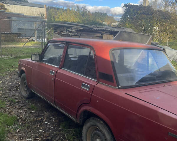 Красный ВАЗ 2105, объемом двигателя 1.29 л и пробегом 80 тыс. км за 490 $, фото 1 на Automoto.ua