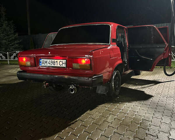 Красный ВАЗ 2105, объемом двигателя 1.2 л и пробегом 274 тыс. км за 850 $, фото 6 на Automoto.ua