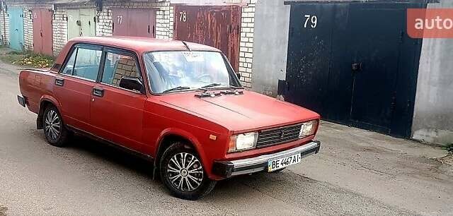 Красный ВАЗ 2105, объемом двигателя 1.3 л и пробегом 104 тыс. км за 999 $, фото 4 на Automoto.ua