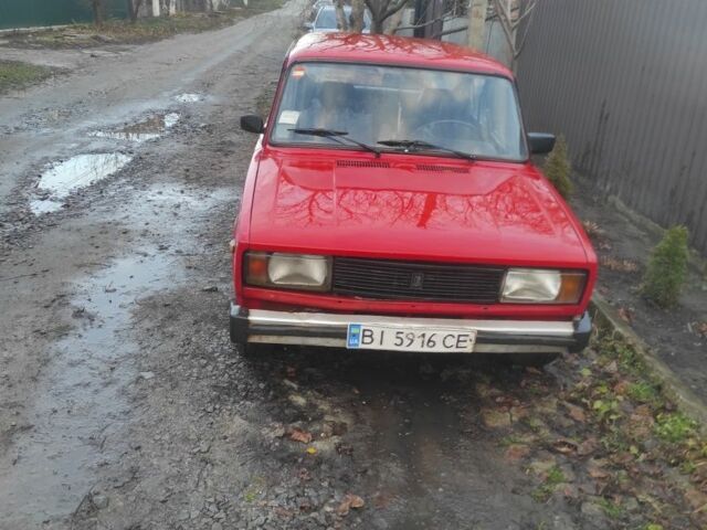 Красный ВАЗ 2105, объемом двигателя 1 л и пробегом 313 тыс. км за 475 $, фото 7 на Automoto.ua