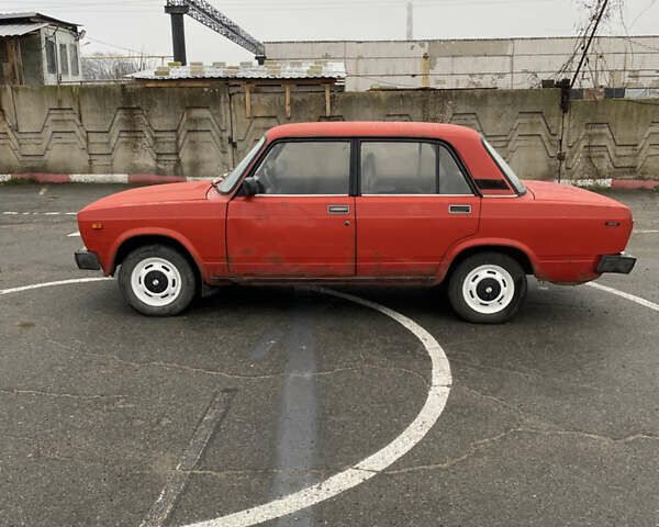 Красный ВАЗ 2105, объемом двигателя 1.2 л и пробегом 100 тыс. км за 543 $, фото 1 на Automoto.ua
