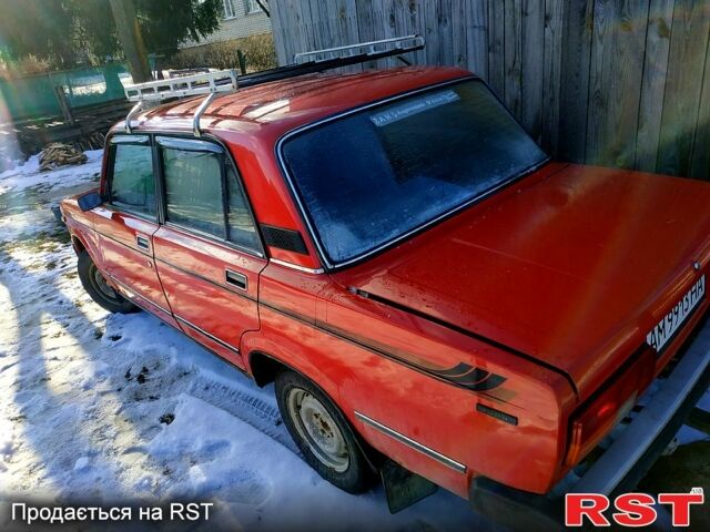 Красный ВАЗ 2105, объемом двигателя 1.3 л и пробегом 1 тыс. км за 500 $, фото 1 на Automoto.ua