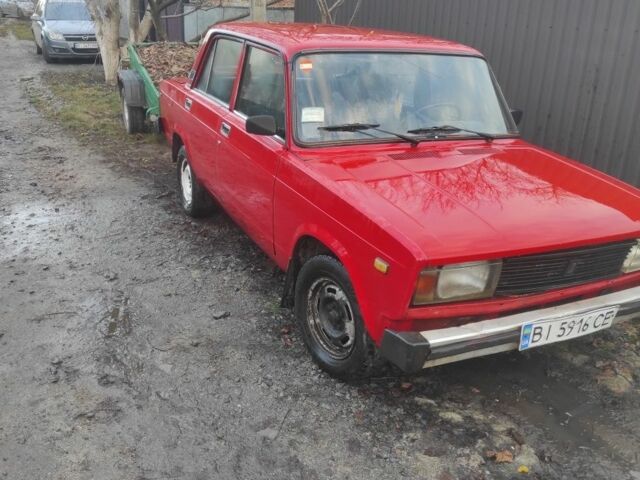 Красный ВАЗ 2105, объемом двигателя 1 л и пробегом 313 тыс. км за 475 $, фото 6 на Automoto.ua