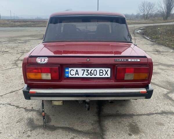 Красный ВАЗ 2105, объемом двигателя 1.2 л и пробегом 170 тыс. км за 1450 $, фото 1 на Automoto.ua