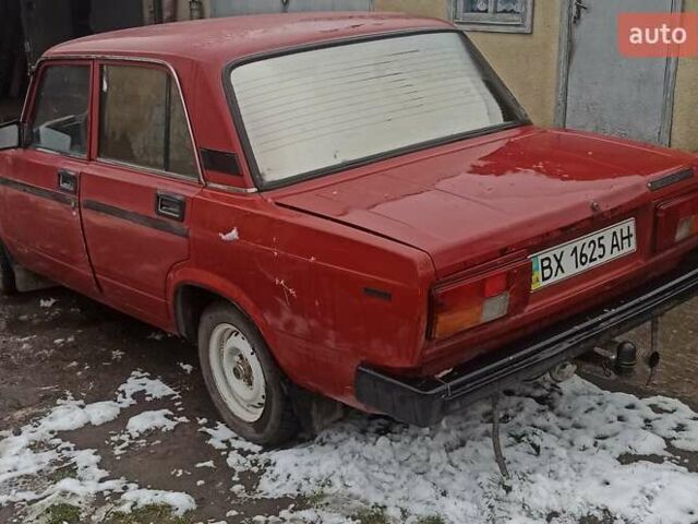 Красный ВАЗ 2105, объемом двигателя 1.5 л и пробегом 275 тыс. км за 300 $, фото 5 на Automoto.ua
