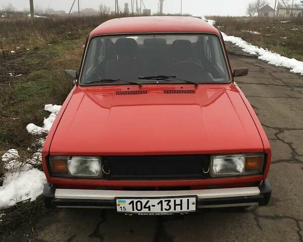 Красный ВАЗ 2105, объемом двигателя 1.5 л и пробегом 107 тыс. км за 1688 $, фото 1 на Automoto.ua
