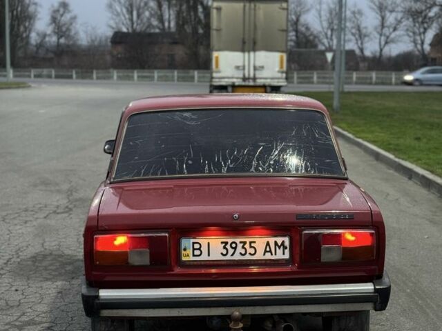 Красный ВАЗ 2105, объемом двигателя 1.5 л и пробегом 60 тыс. км за 545 $, фото 4 на Automoto.ua