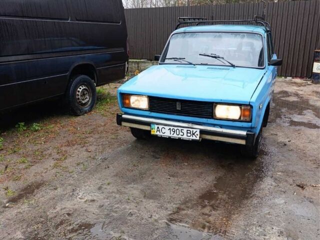 Синий ВАЗ 2105, объемом двигателя 1.3 л и пробегом 120 тыс. км за 286 $, фото 1 на Automoto.ua