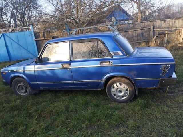 Синий ВАЗ 2105, объемом двигателя 1.2 л и пробегом 50 тыс. км за 593 $, фото 1 на Automoto.ua
