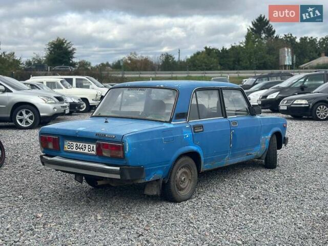 Синий ВАЗ 2105, объемом двигателя 1.29 л и пробегом 200 тыс. км за 450 $, фото 3 на Automoto.ua