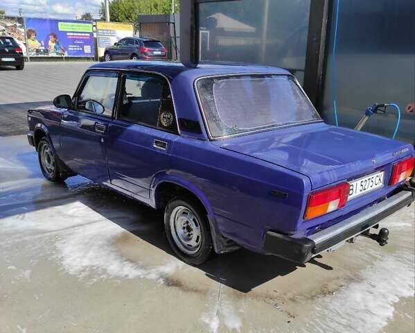 Синий ВАЗ 2105, объемом двигателя 1.29 л и пробегом 200 тыс. км за 1200 $, фото 2 на Automoto.ua
