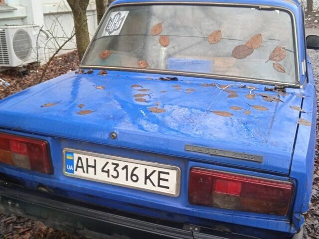 Синий ВАЗ 2105, объемом двигателя 1.3 л и пробегом 150 тыс. км за 237 $, фото 1 на Automoto.ua