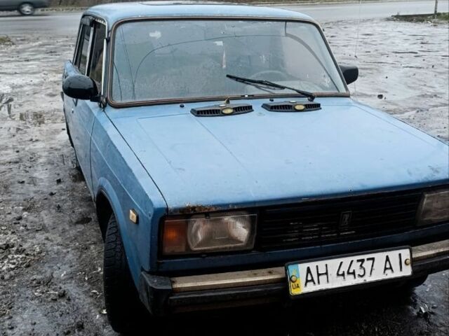Синий ВАЗ 2105, объемом двигателя 2 л и пробегом 138 тыс. км за 349 $, фото 1 на Automoto.ua