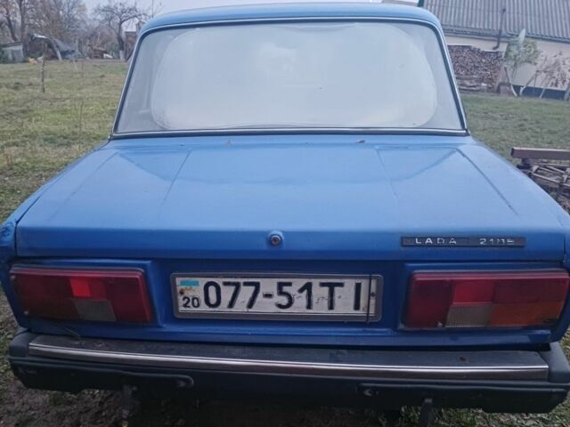 Синий ВАЗ 2105, объемом двигателя 1.5 л и пробегом 150 тыс. км за 368 $, фото 1 на Automoto.ua