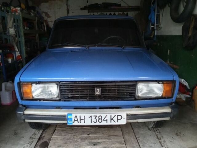 Синий ВАЗ 2105, объемом двигателя 1.2 л и пробегом 420 тыс. км за 800 $, фото 2 на Automoto.ua