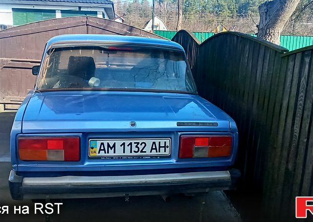 Синий ВАЗ 2105, объемом двигателя 1.3 л и пробегом 10 тыс. км за 299 $, фото 1 на Automoto.ua