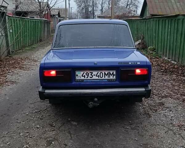 Синий ВАЗ 2105, объемом двигателя 1.3 л и пробегом 200 тыс. км за 650 $, фото 5 на Automoto.ua