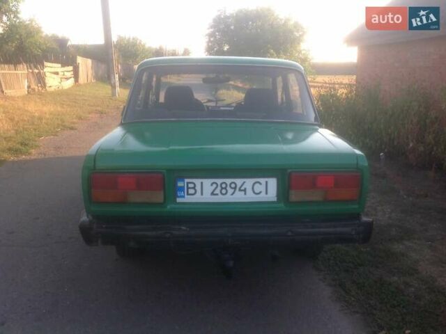 Зеленый ВАЗ 2105, объемом двигателя 1.29 л и пробегом 130 тыс. км за 900 $, фото 1 на Automoto.ua