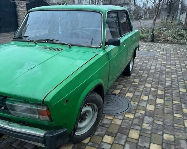 Зеленый ВАЗ 2105, объемом двигателя 1.3 л и пробегом 47 тыс. км за 450 $, фото 1 на Automoto.ua