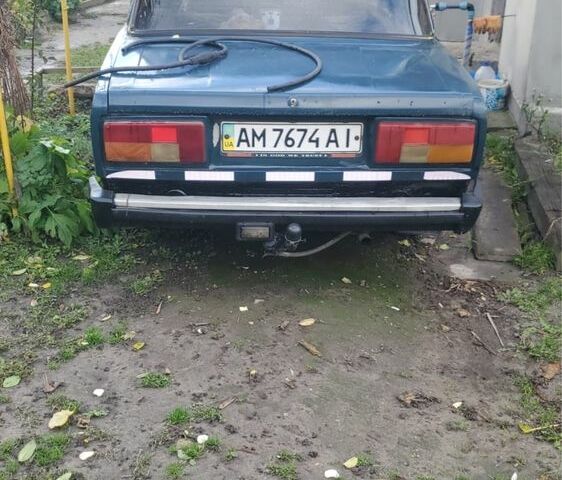 Зеленый ВАЗ 2105, объемом двигателя 1.5 л и пробегом 56 тыс. км за 500 $, фото 1 на Automoto.ua