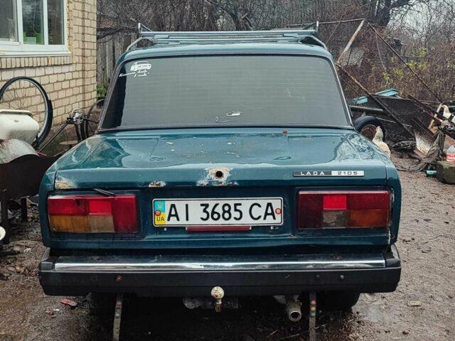 Зеленый ВАЗ 2105, объемом двигателя 1.3 л и пробегом 36 тыс. км за 378 $, фото 1 на Automoto.ua