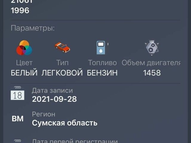 ВАЗ 2106 1996 у Броварах на Automoto.ua Білий ВАЗ 2106, об'ємом двигуна 1.5 л та пробігом 150 тис. км за 1000 $, фото 7 на Automoto.ua