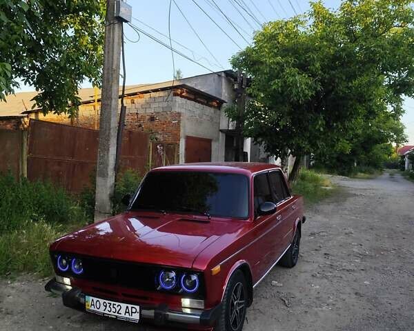 Красный ВАЗ 2106, объемом двигателя 1.7 л и пробегом 200 тыс. км за 2050 $, фото 1 на Automoto.ua