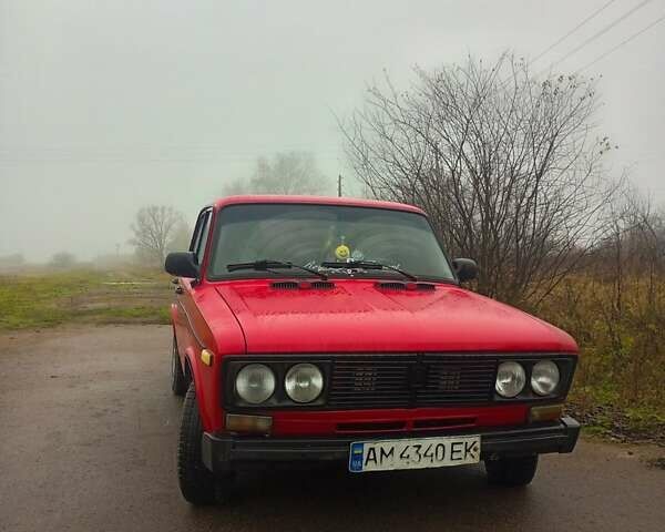 Красный ВАЗ 2106, объемом двигателя 1.6 л и пробегом 82 тыс. км за 1100 $, фото 1 на Automoto.ua