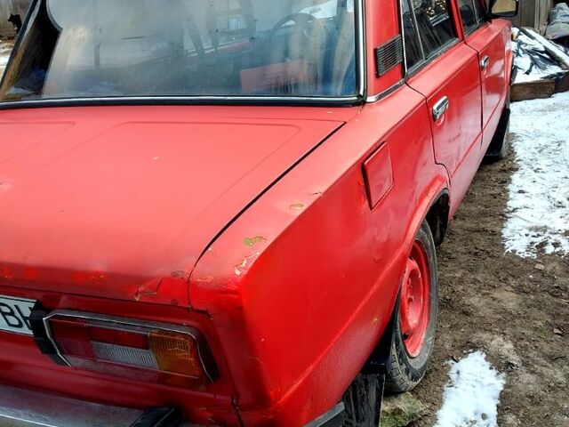 Красный ВАЗ 2106, объемом двигателя 1.3 л и пробегом 130 тыс. км за 600 $, фото 1 на Automoto.ua