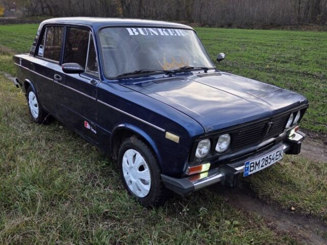 Синий ВАЗ 2106, объемом двигателя 1.3 л и пробегом 200 тыс. км за 592 $, фото 1 на Automoto.ua