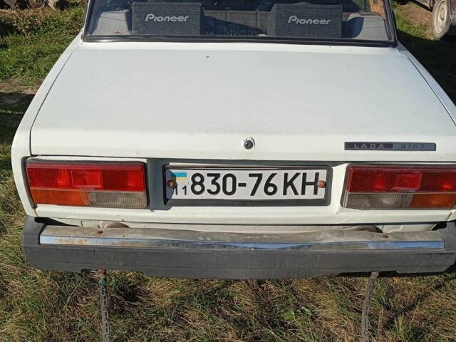 Белый ВАЗ 2107, объемом двигателя 0 л и пробегом 36 тыс. км за 508 $, фото 3 на Automoto.ua